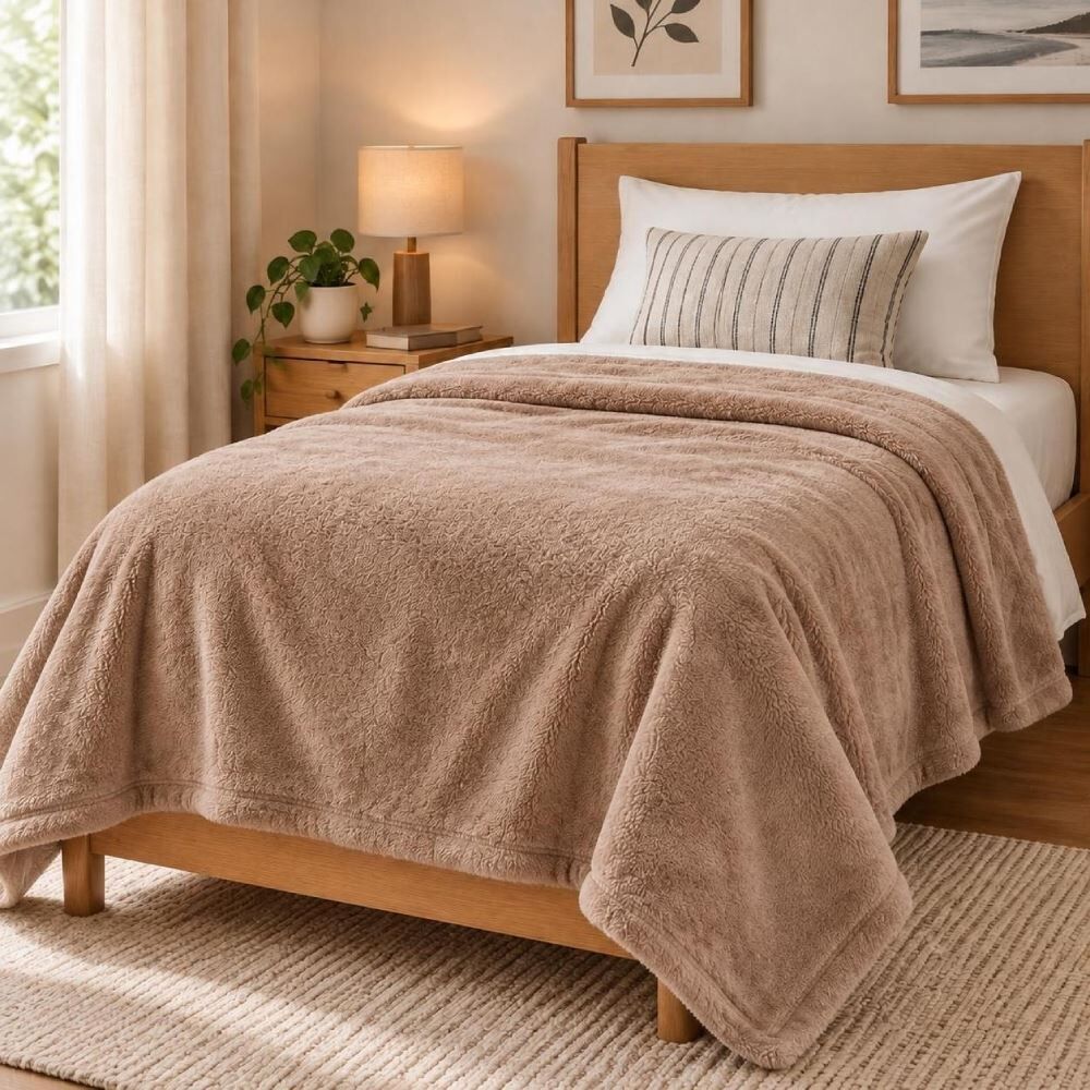 Cobertor Solteiro Paris Comfort 1,50X2,20M Havan Casa - Kaki