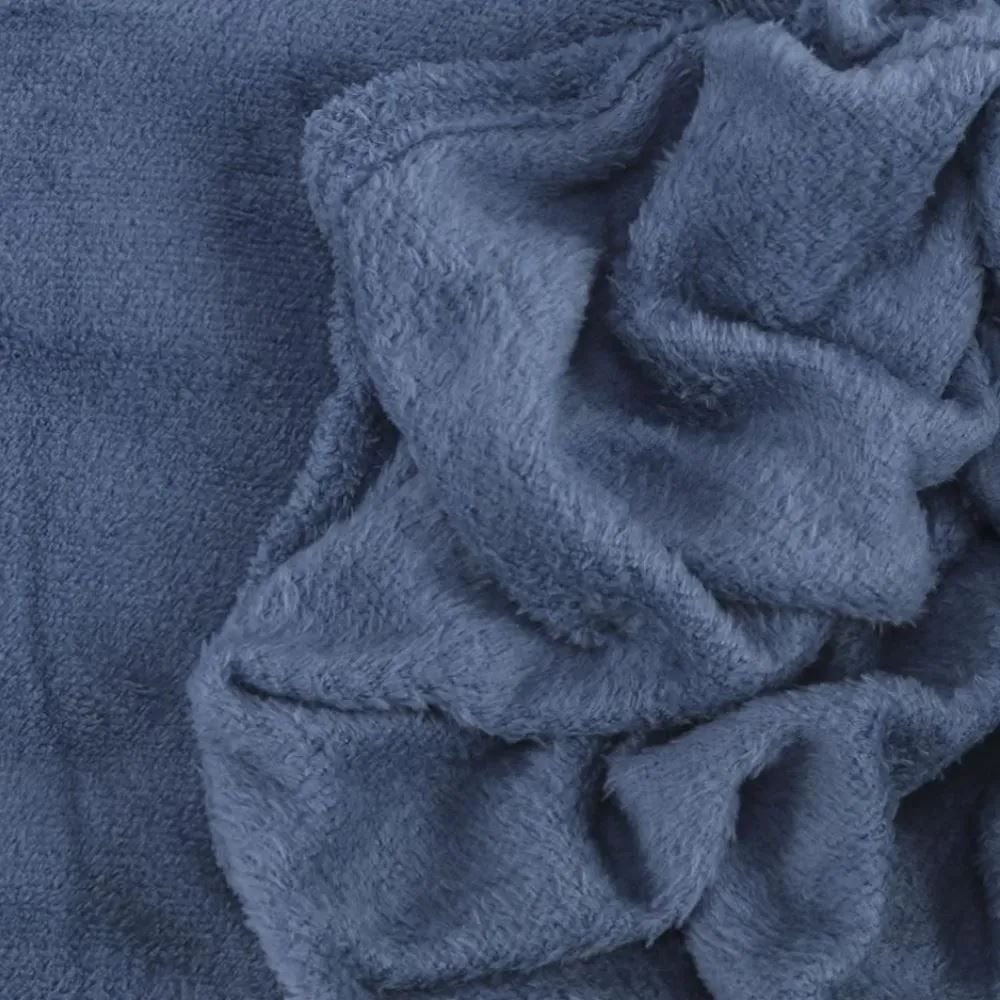 Cobertor Paris Solteiro Microfibra Havan Casa - Azul Jeans