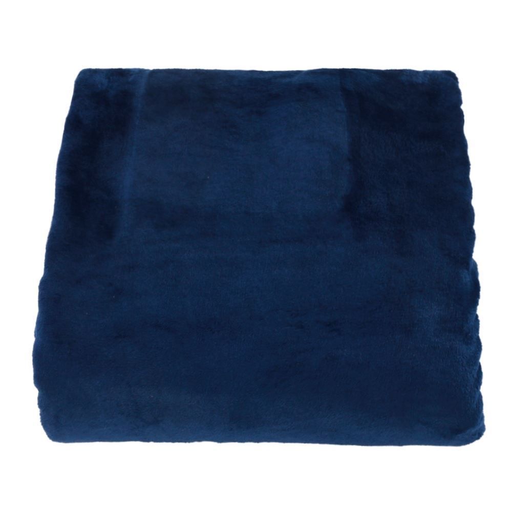 Cobertor Queen Liso 100% Poliéster Premier Havan Casa - Azul