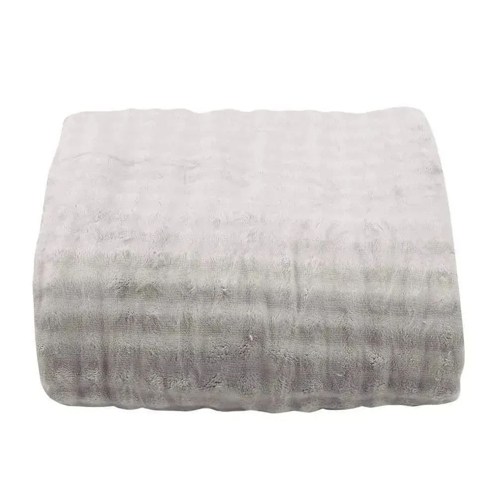 Cobertor Requinte Queen Sherpa Havan Casa - Ice