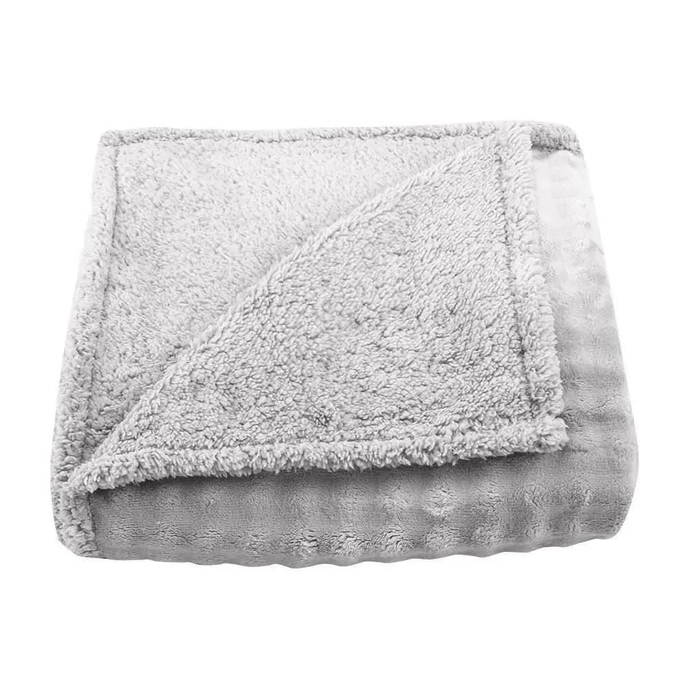 Cobertor Requinte Sherpa Color Queen Havan Casa - Ice