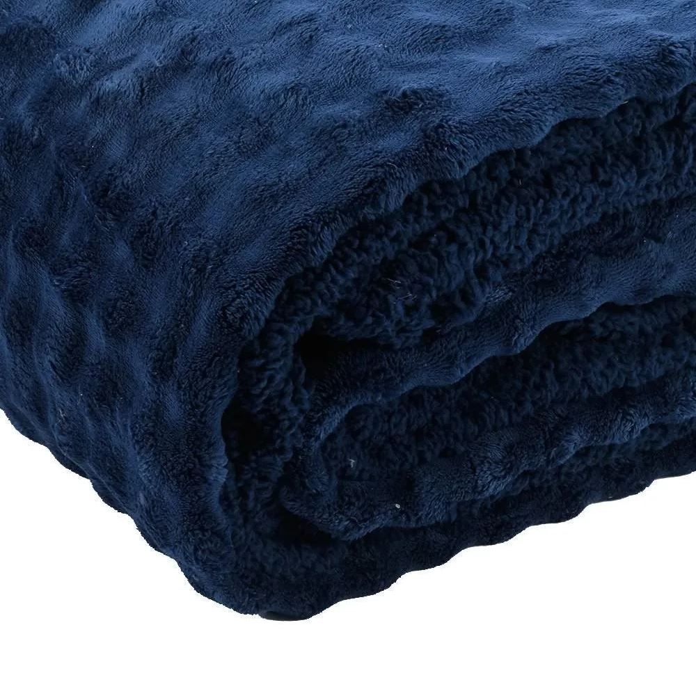 Cobertor Requinte Sherpa Color Queen Havan Casa - Midnight