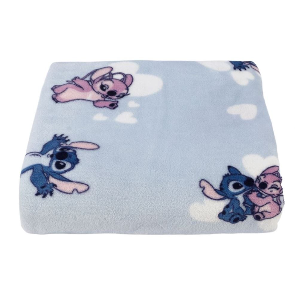 Cobertor Solteiro 100% Poliéster Disney - Stitch And Angel