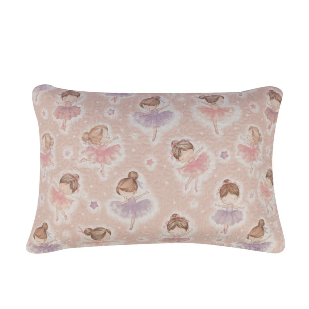 Kit Colcha Solteiro Dupla Face Matelado Havan Kids 2 pçs - Bailarinas
