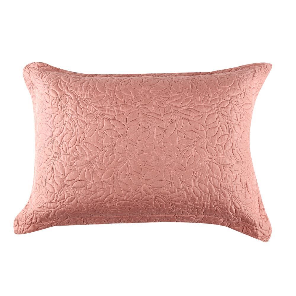 Kit Colcha Casal 100% Poliéster Lisa Versalhes Havan Casa 3 Pçs - Rose