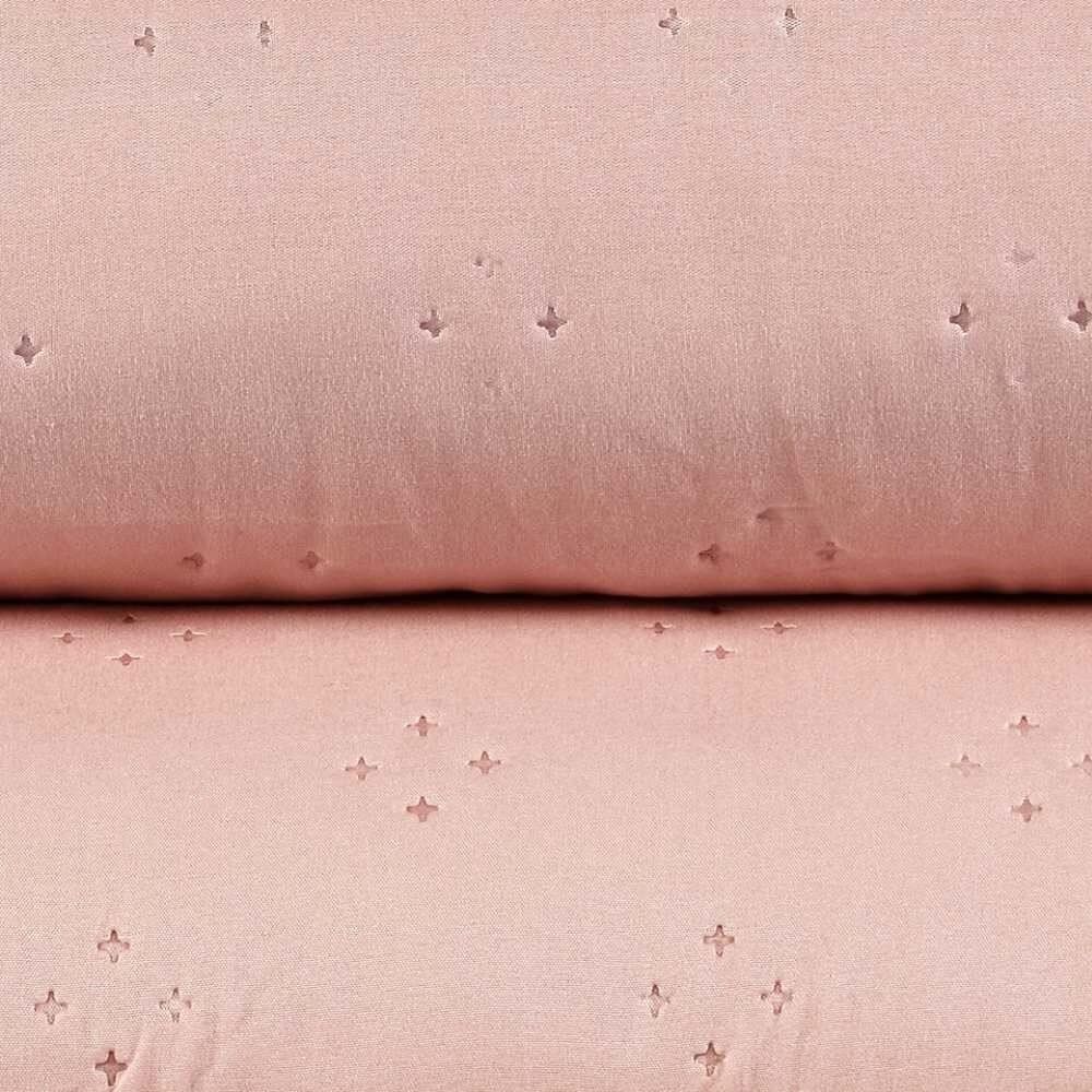  Kit Colcha Casal 3Pçs Lisa Elegance Havan Casa - Rosa