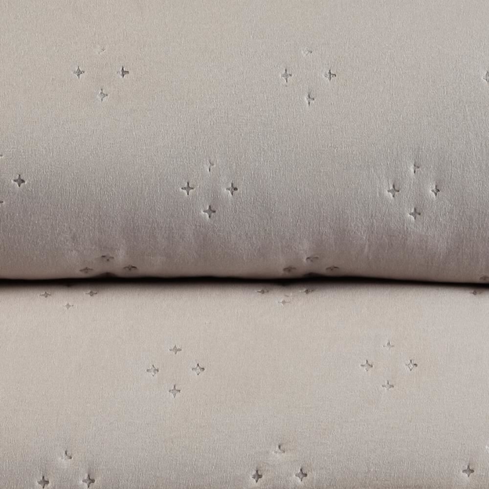 Kit Colcha King Lisa Elegance 3Pçs Havan Casa - Cru