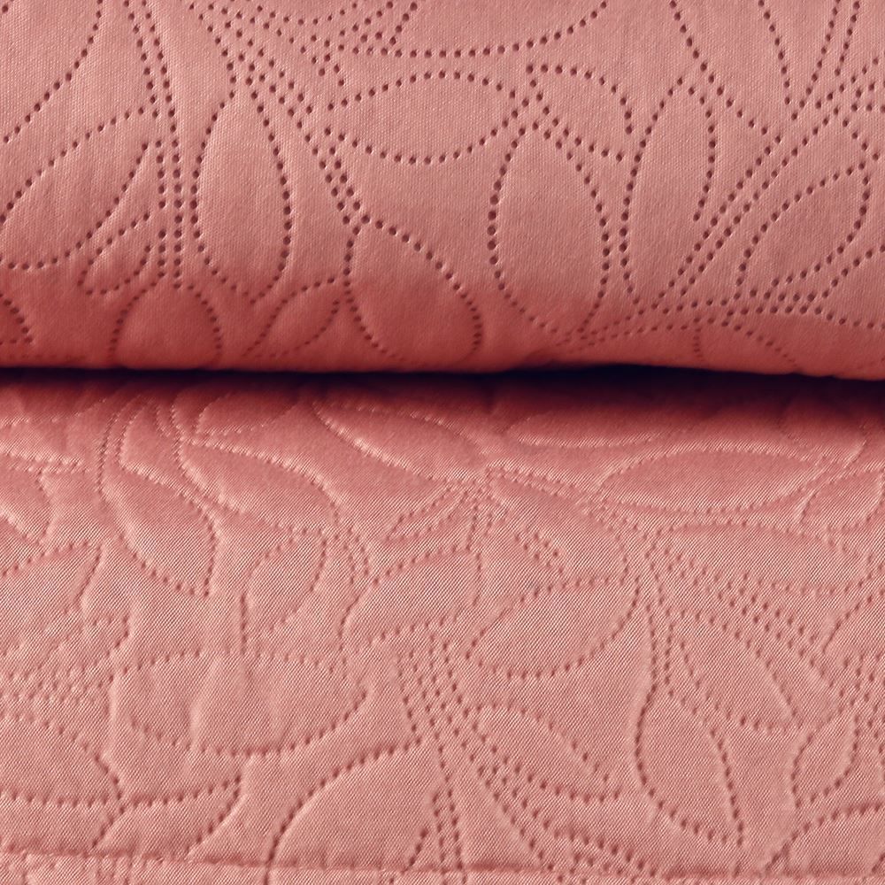 Kit Colcha Queen 100% Poliéster Lisa Versalhes Havan Casa 3 Pçs - Rose