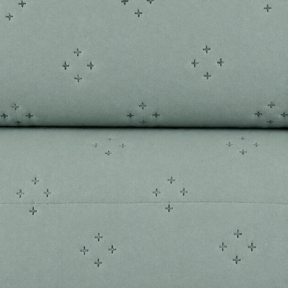 Kit Colcha Queen Elegance Havan Casa 3Pçs - Verde
