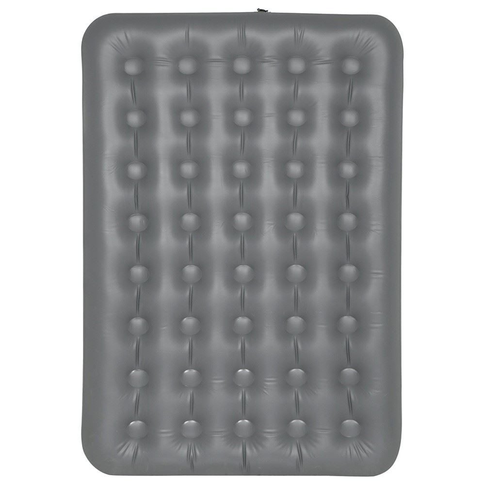 Colchão Inflável Casal Deluxe Comfort Preto Bel Resistente e Prático - Cinza