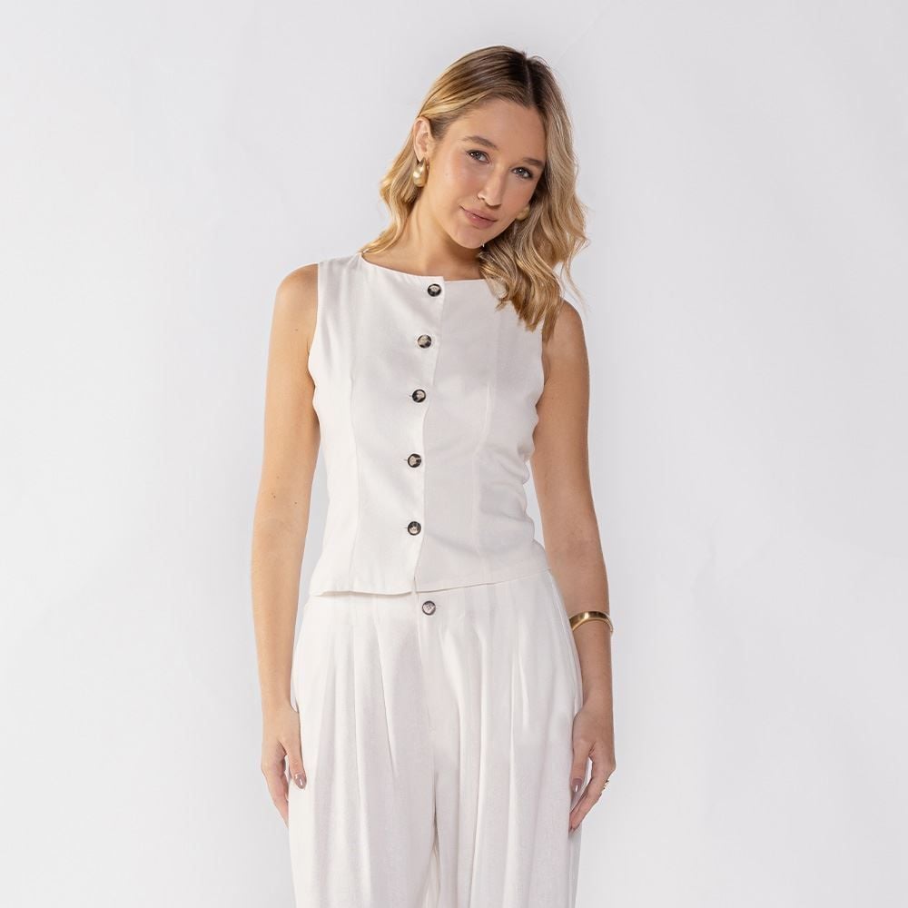 Colete Feminino Alongado Patricia Foster