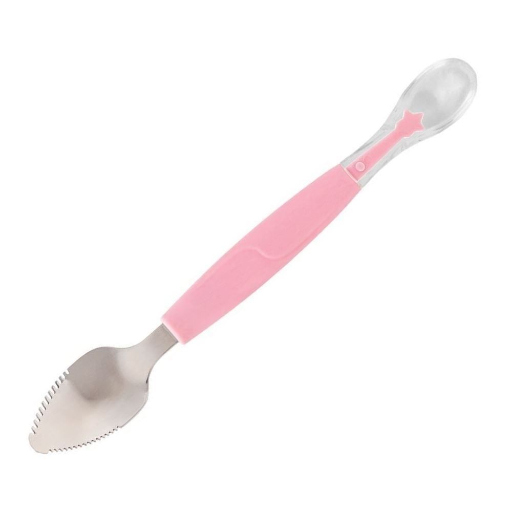 Colher 2 em 1 Buba - ROSA