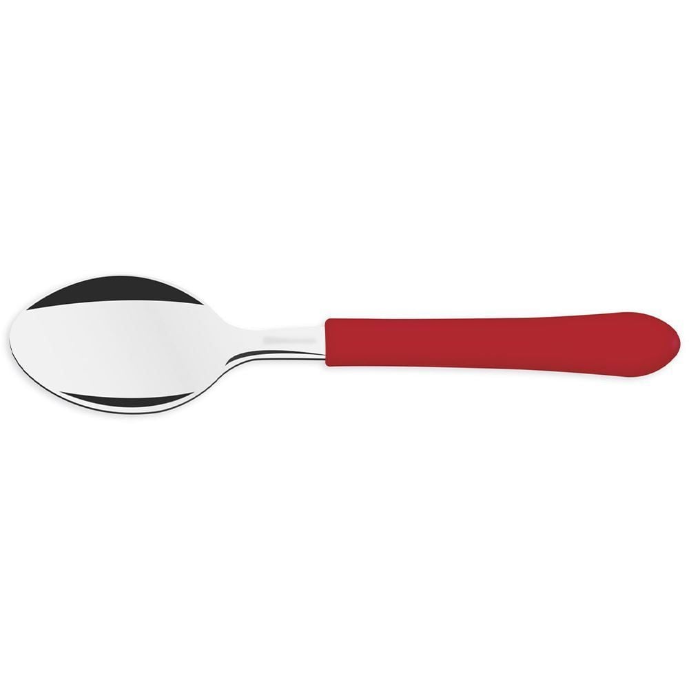 Colher De Mesa Leme Tramontina - Vermelho