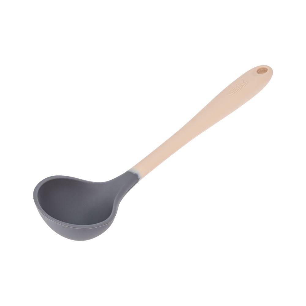 Colher Silicone Weck 27Cm Creme/Cinza