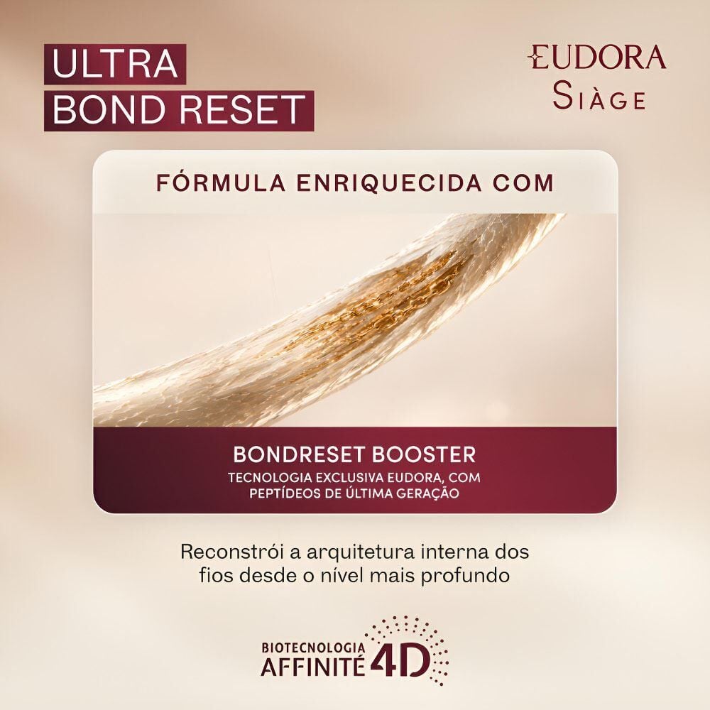Condicionador Ultra Bond Reset 200Ml Eudora Siàge