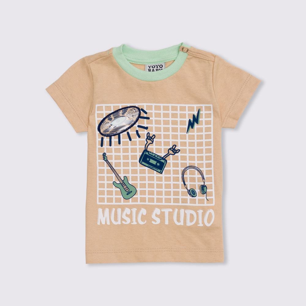 Conjunto 1 a 3 anos Camiseta + Bermuda Yoyo Baby