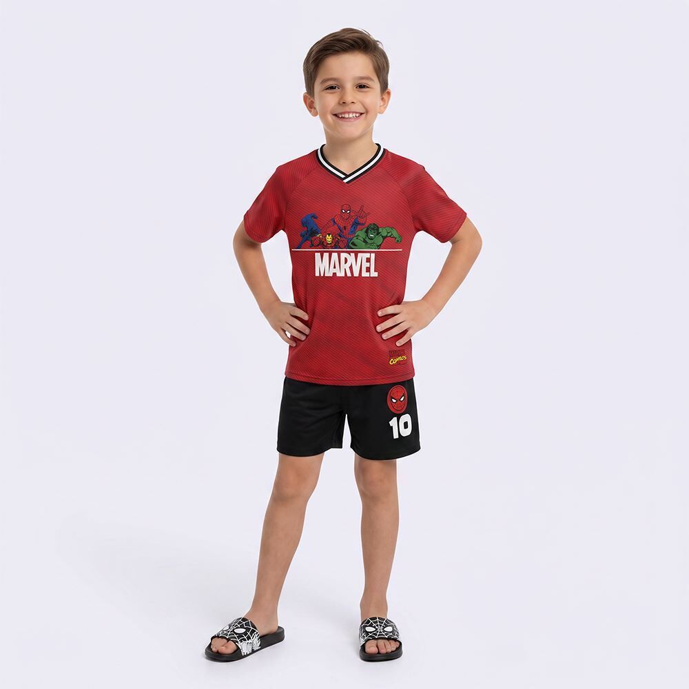 Conjunto Avergers Infantil 4 a 10 anos Menino Marvel
