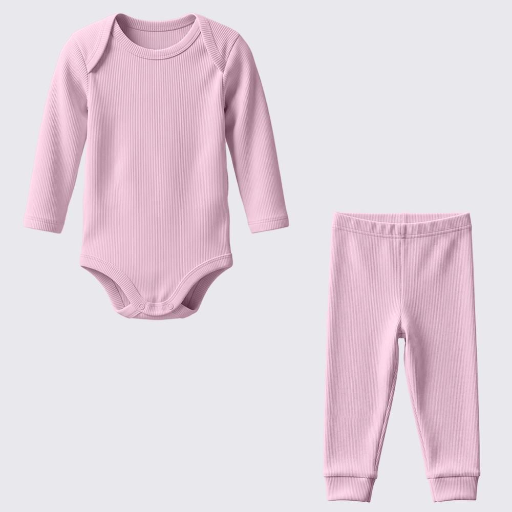 Conjunto Bebê Body Manga Longa e Calça Yoyo Baby