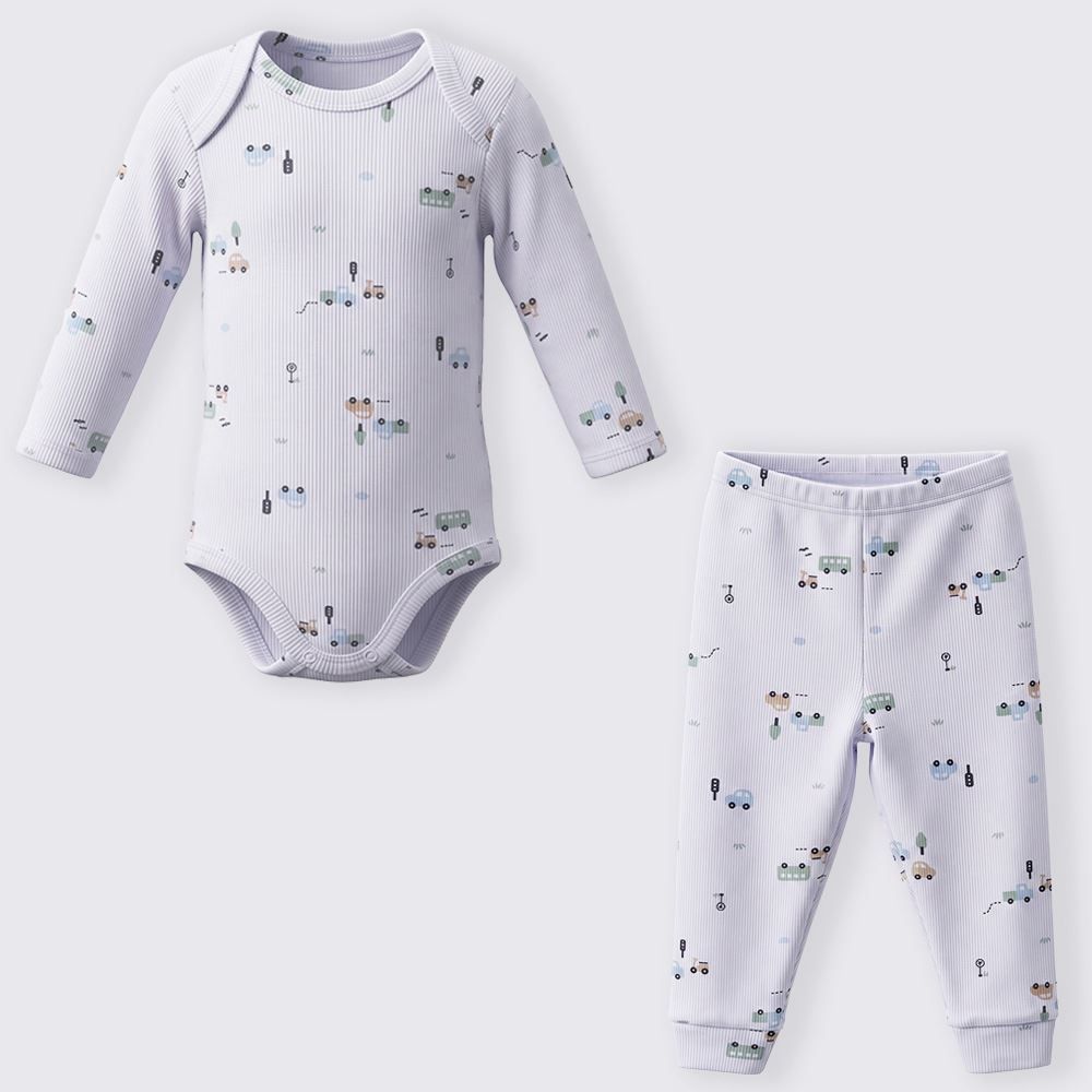 Conjunto Bebê Menino Body Manga Longa e Calça Yoyo Baby