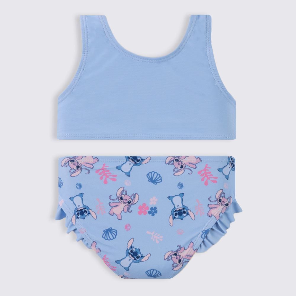 Conjunto Biquíni Infantil Stitch 1 a 3 Anos Disney