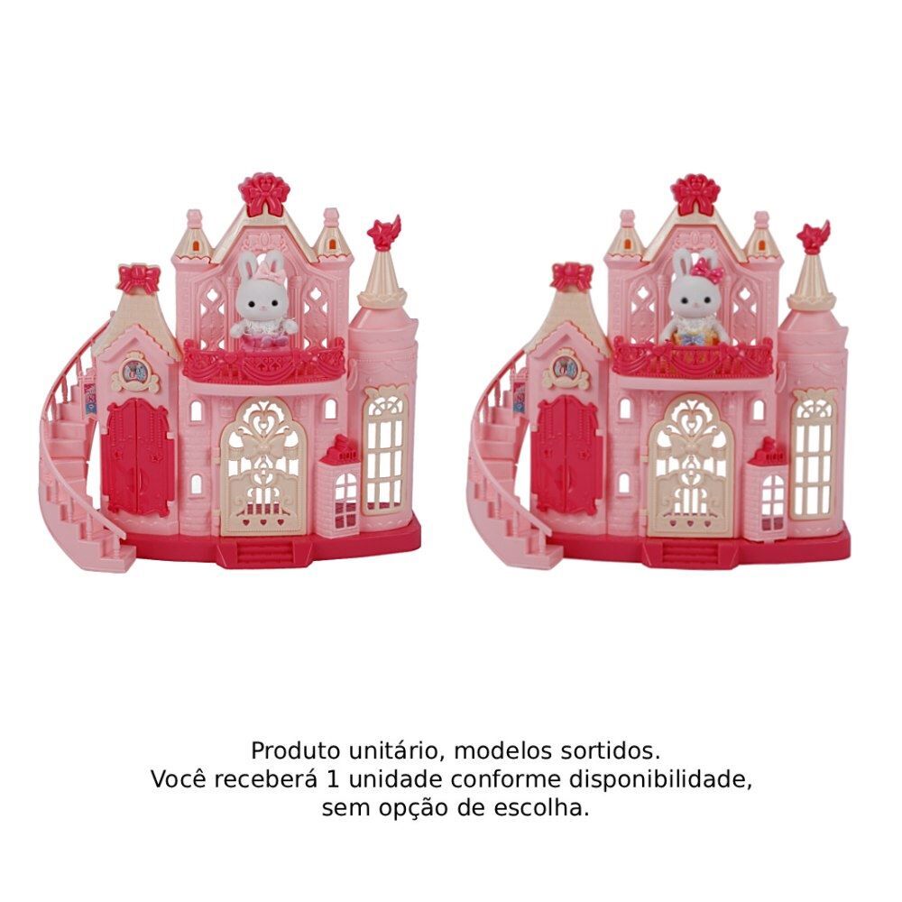 Conjunto Boneco Coelho e Castelo Havan Toys - Sortido
