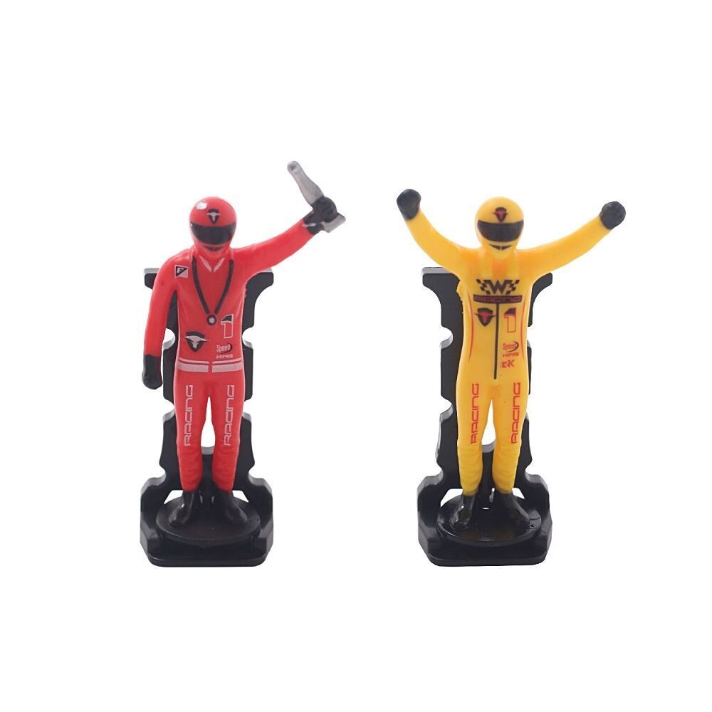 Conjunto Carrinho Fricção de Corrida com Bonecos Havan Toys - 4 Peças