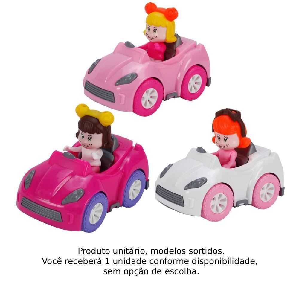 Conjunto Carrinho e Boneca Joy Sport Car Girl Bs Toys