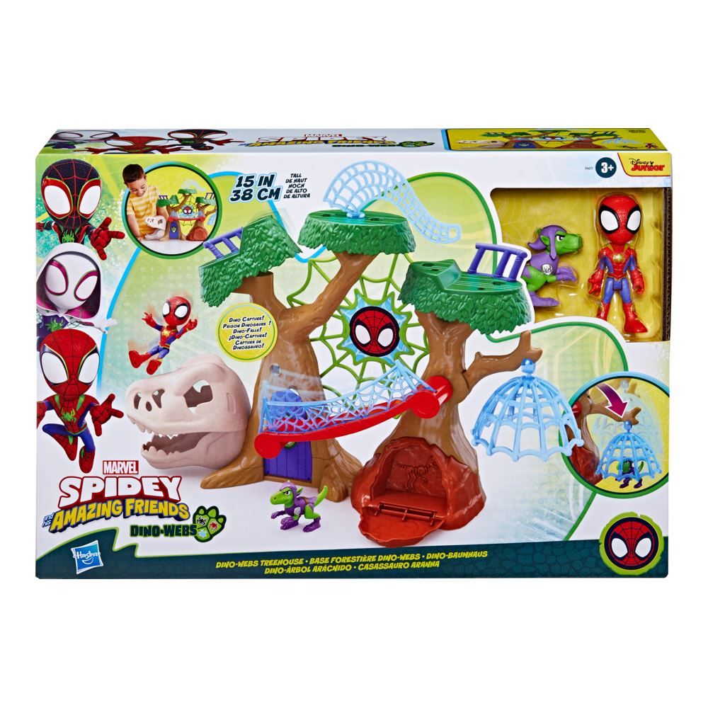 Conjunto Casassauro Homem Aranha Spidey E Seus Amigos Incríveis Hasbro - F9477