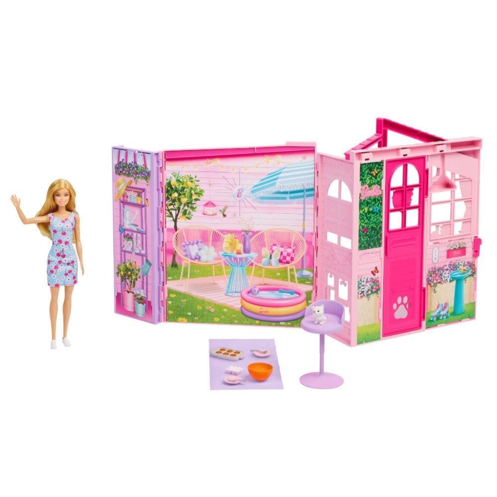 Conjunto de Brinquedo Casa Glam com Boneca Barbie Mattel - Sortido
