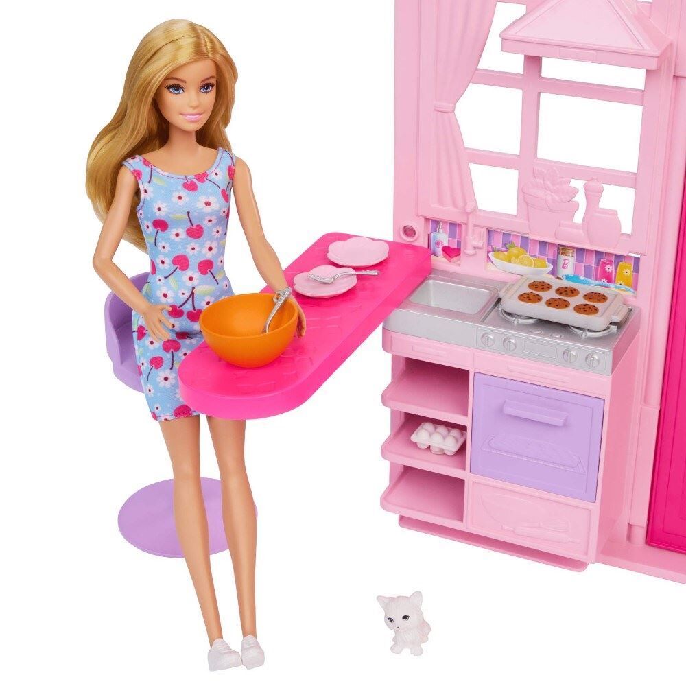 Conjunto de Brinquedo Casa Glam com Boneca Barbie Mattel - Sortido