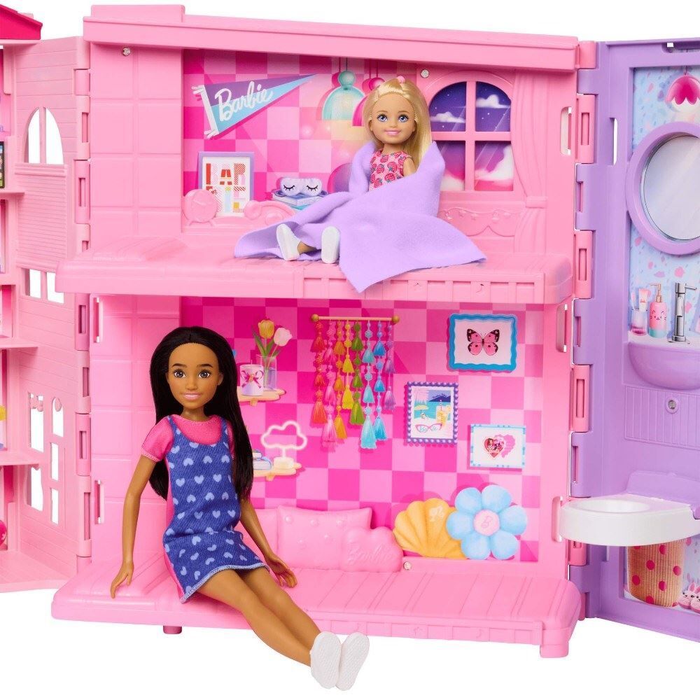 Conjunto de Brinquedo Casa Glam com Boneca Barbie Mattel - Sortido