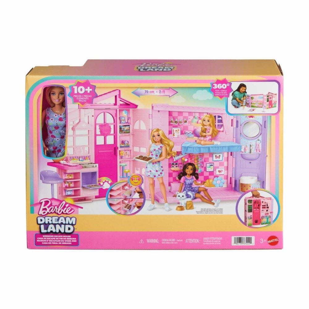 Conjunto de Brinquedo Casa Glam com Boneca Barbie Mattel - Sortido