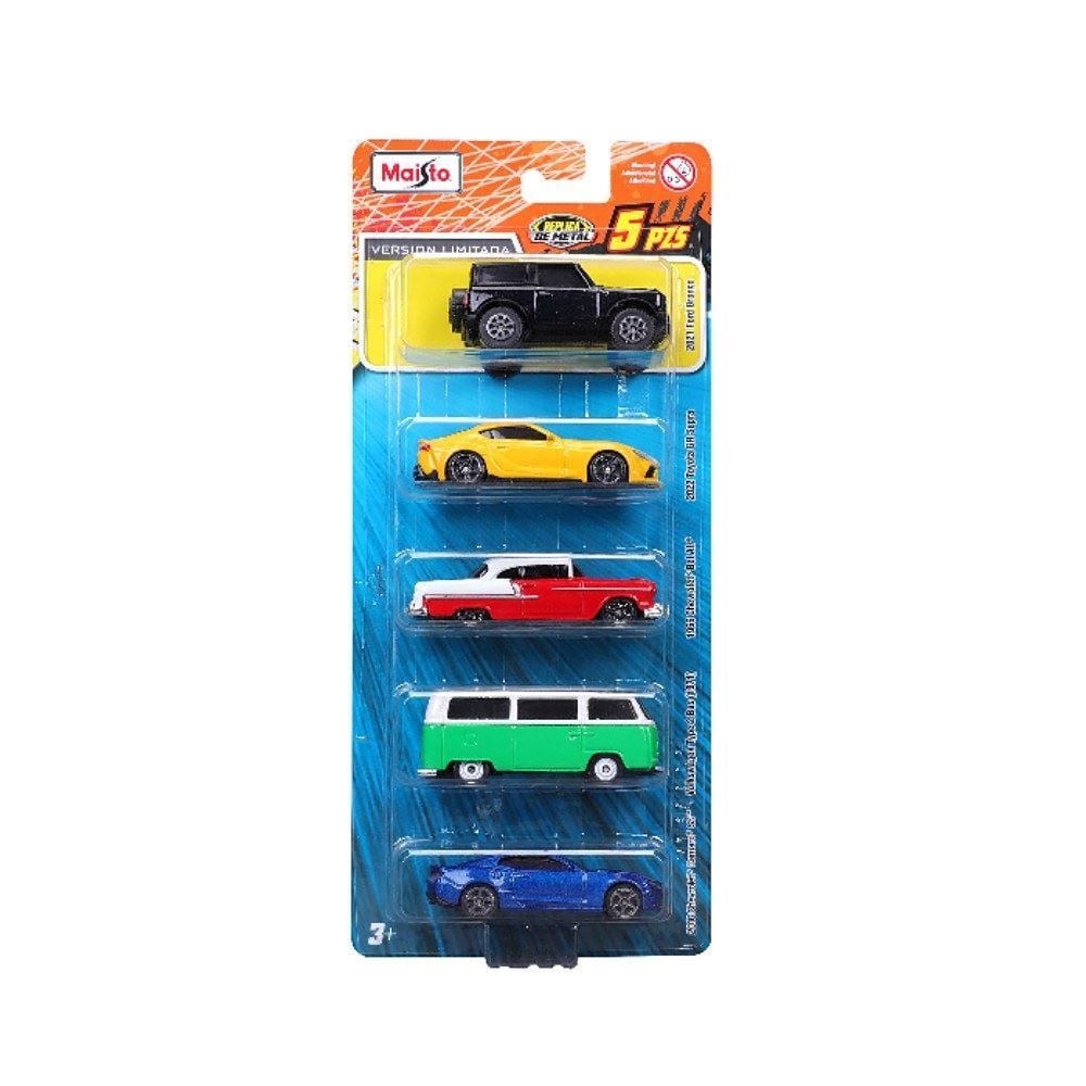 Conjunto de Mini Carrinhos Metal Fresh Maisto - Sortido
