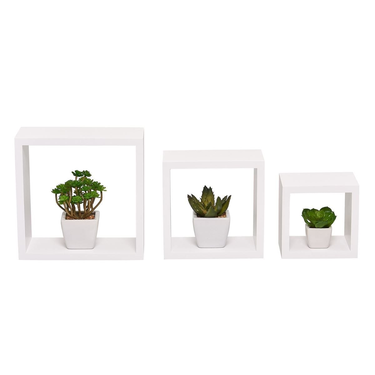 Conjunto De Cubos Em Mdp Com 3 Peças Jpf Móveis - Branco