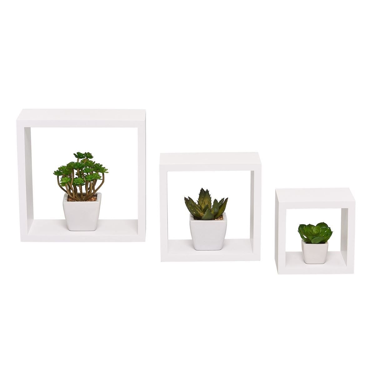 Conjunto De Cubos Em Mdp Com 3 Peças Jpf Móveis - Branco