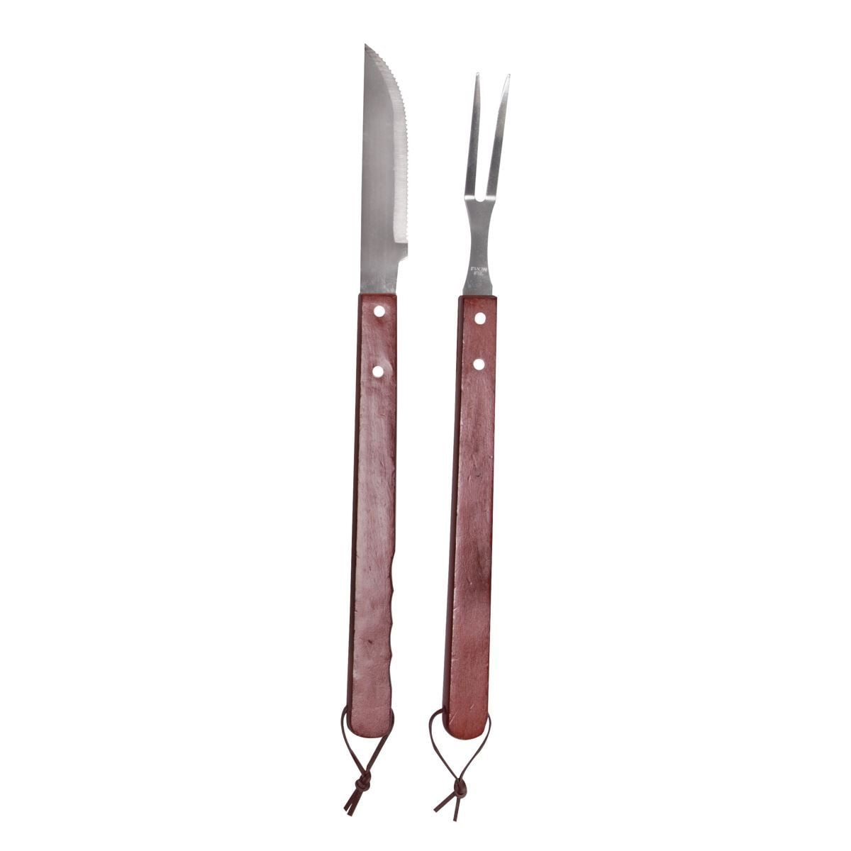 Conjunto Garfo e Faca para Churrasco 2 peças Havan - Inox