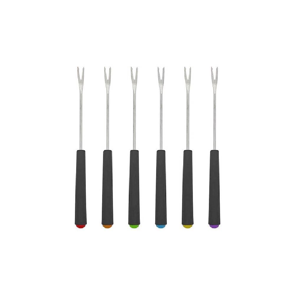 Conjunto De Garfos Fondue Hauskraft 6 Peças - Preto