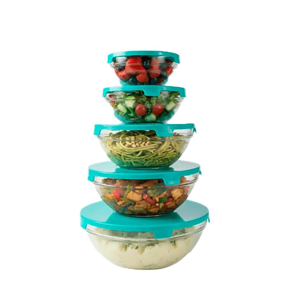 Conjunto de Potes Tigelas Multiuso 5 Peças Tiffany Ruvolo - TIFFANY