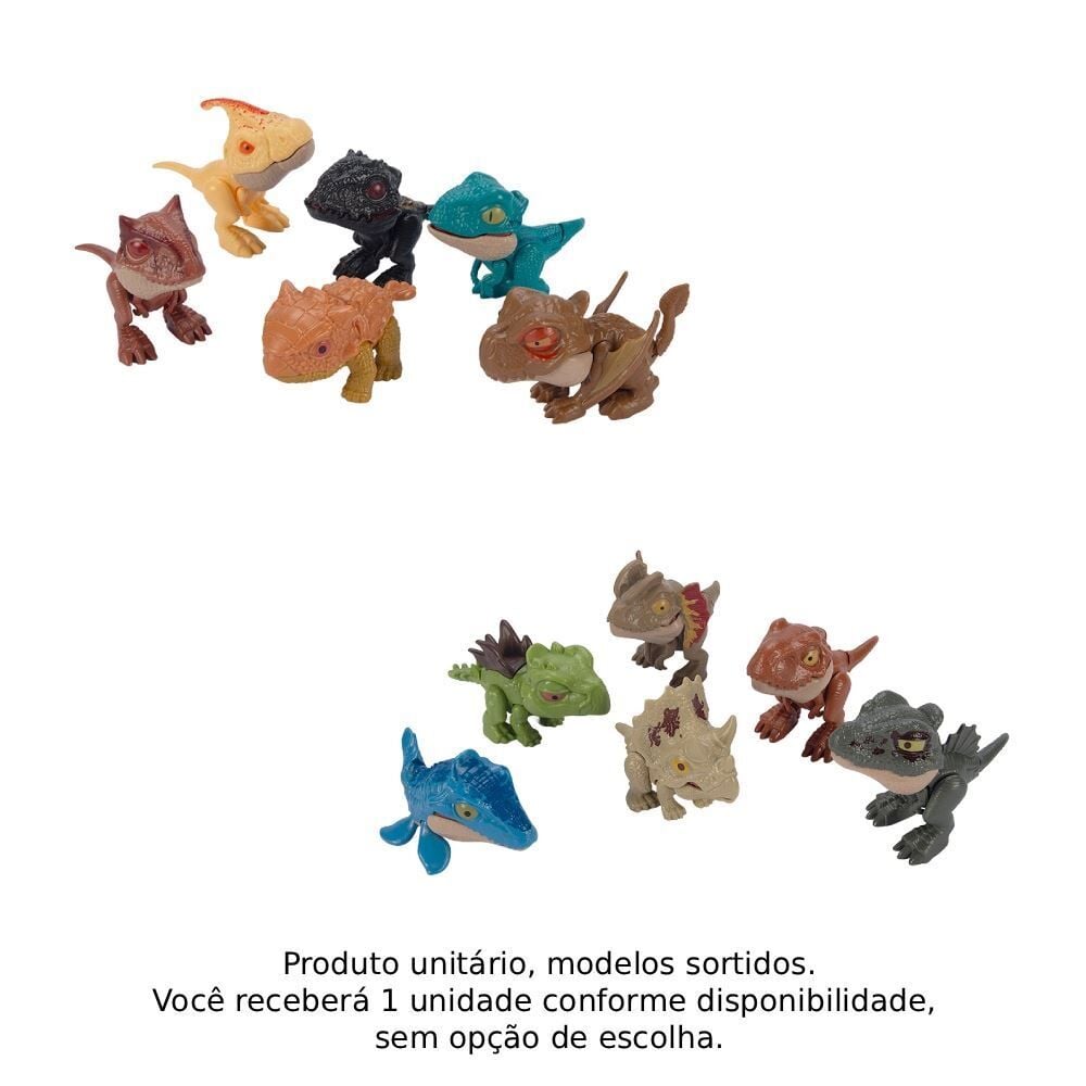 Conjunto Dinossauros Dino World Havan Toys 6 Peças - Sortido
