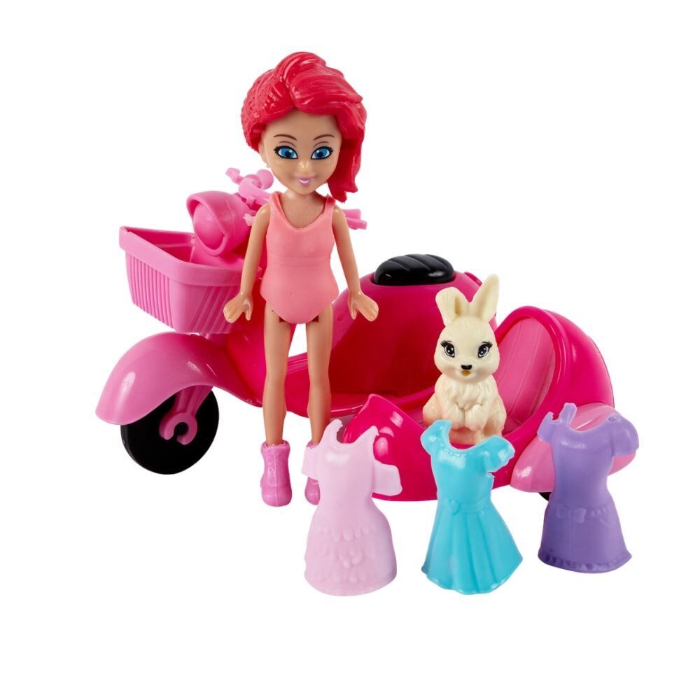 Conjunto Mini Bonecas Helena com Moto Havan Toys - Sortido