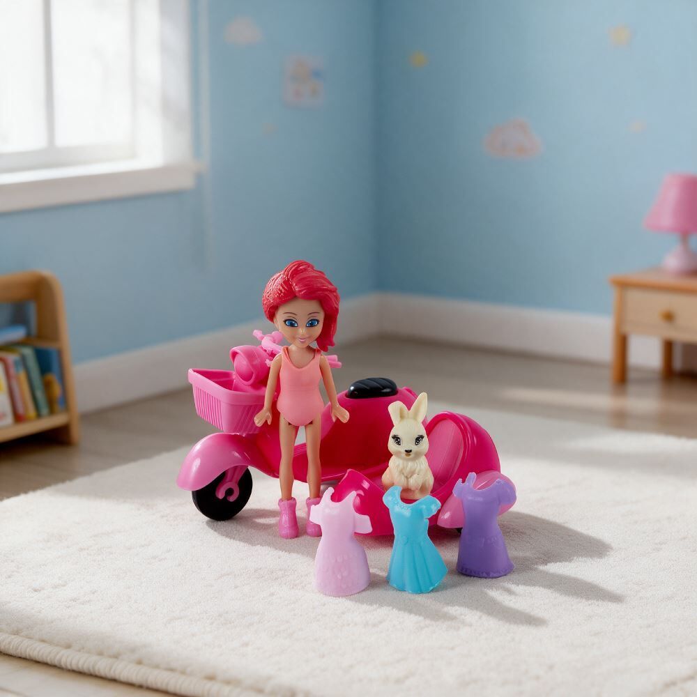 Conjunto Mini Bonecas Helena com Moto Havan Toys - Sortido