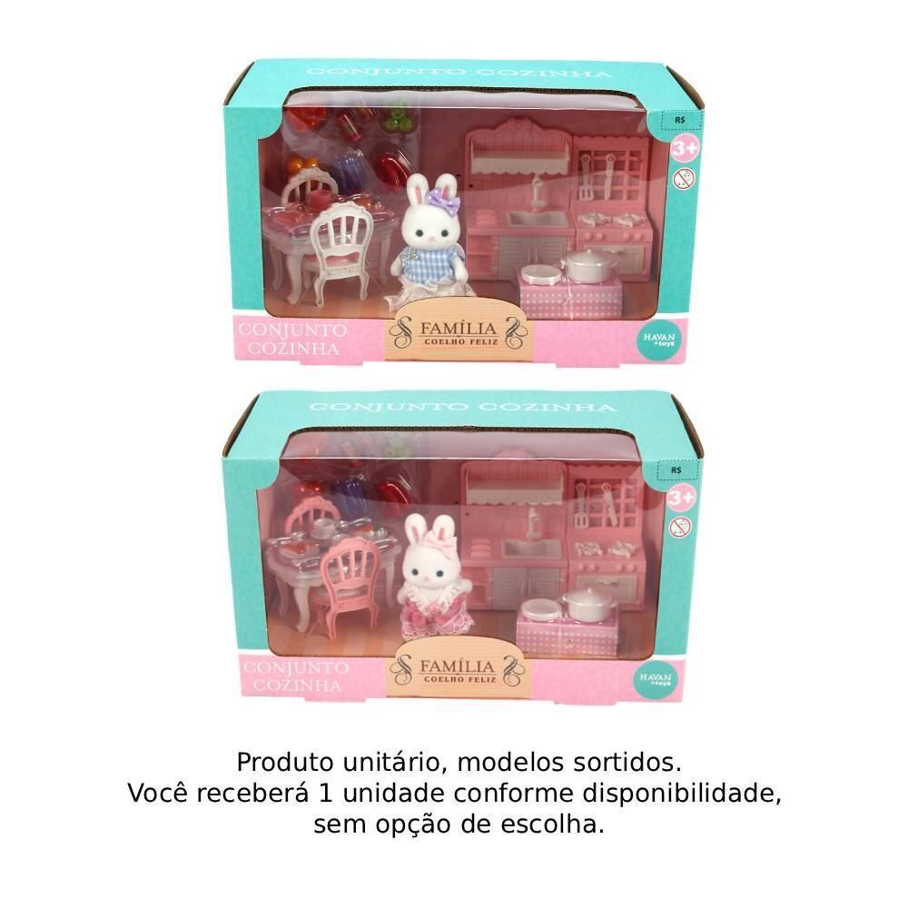 Conjunto Família Coelho Cozinha Havan Casa