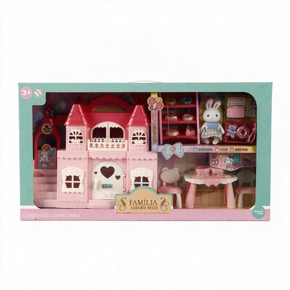 Conjunto Confeitaria Família Coelho Havan Toys - Sortido