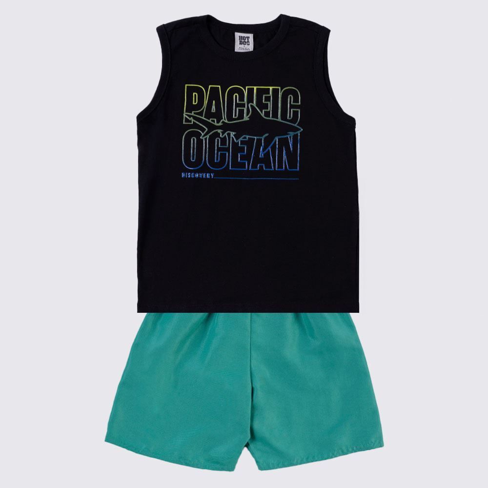 Conjunto Infantil Menino 4 a 10 Anos Hot Dog