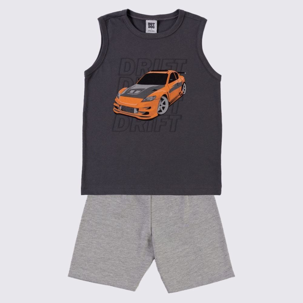Conjunto Infantil Menino 4 a 10 Anos Hot Dog