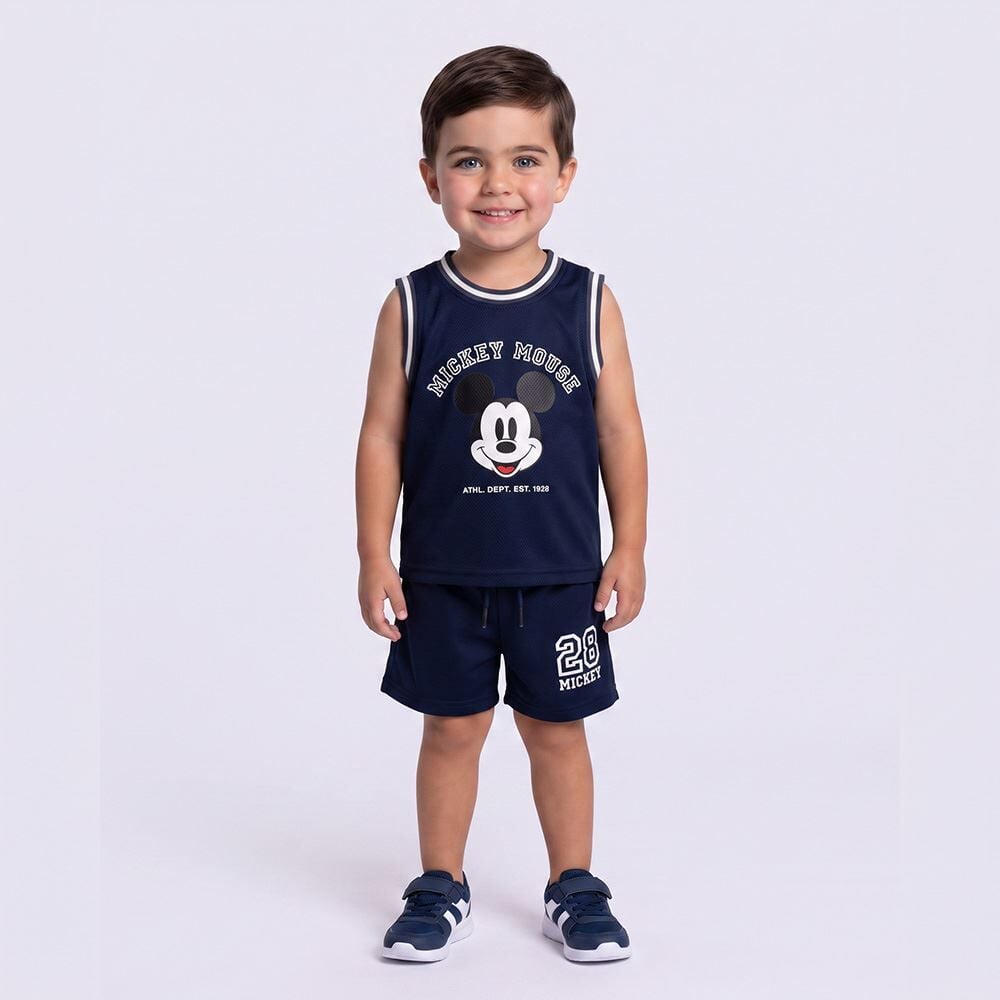 Conjunto Infantil Menino Mickey 1 a 3 Anos