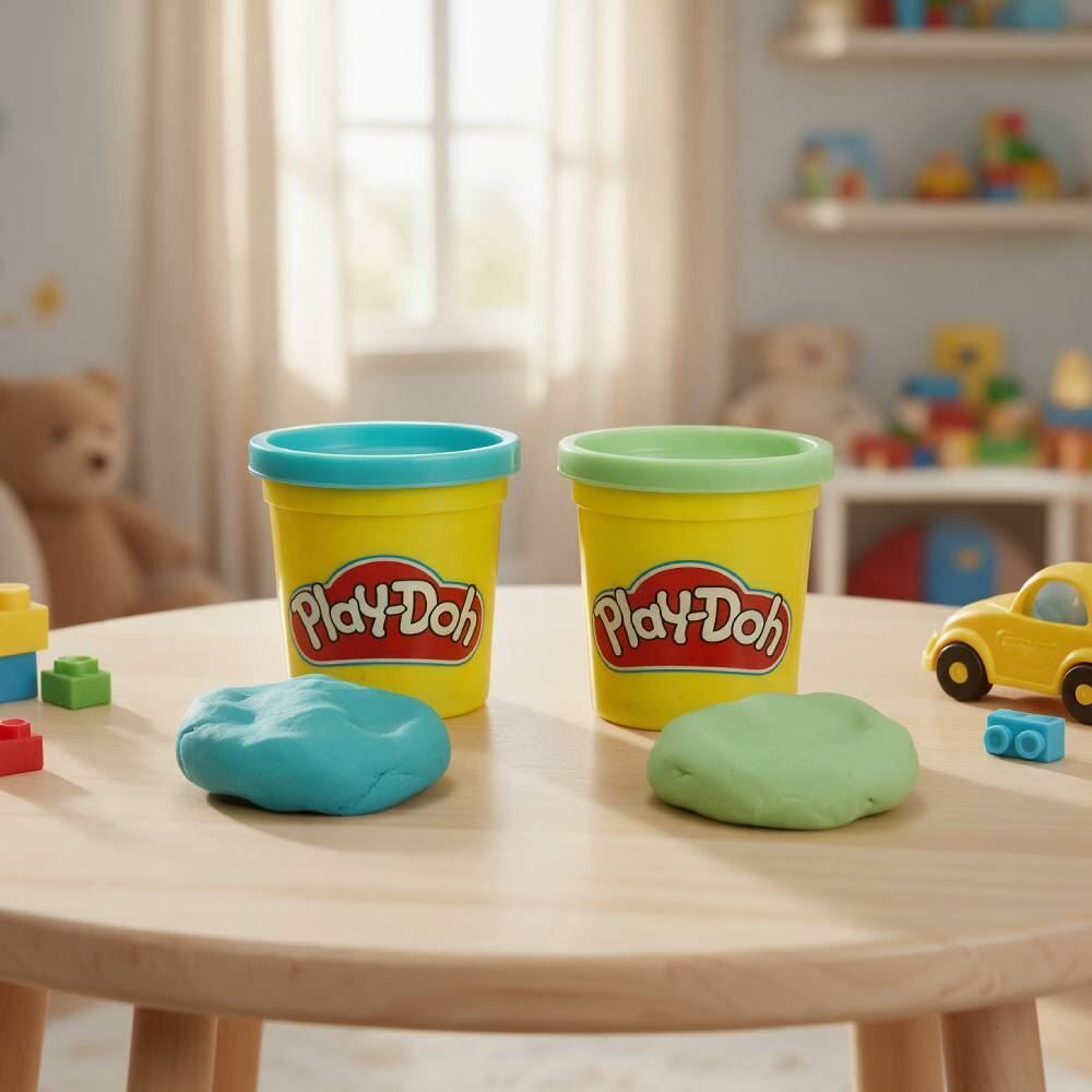 Conjunto Massinha Play-Doh 2 Potes Hasbro - Sortidos