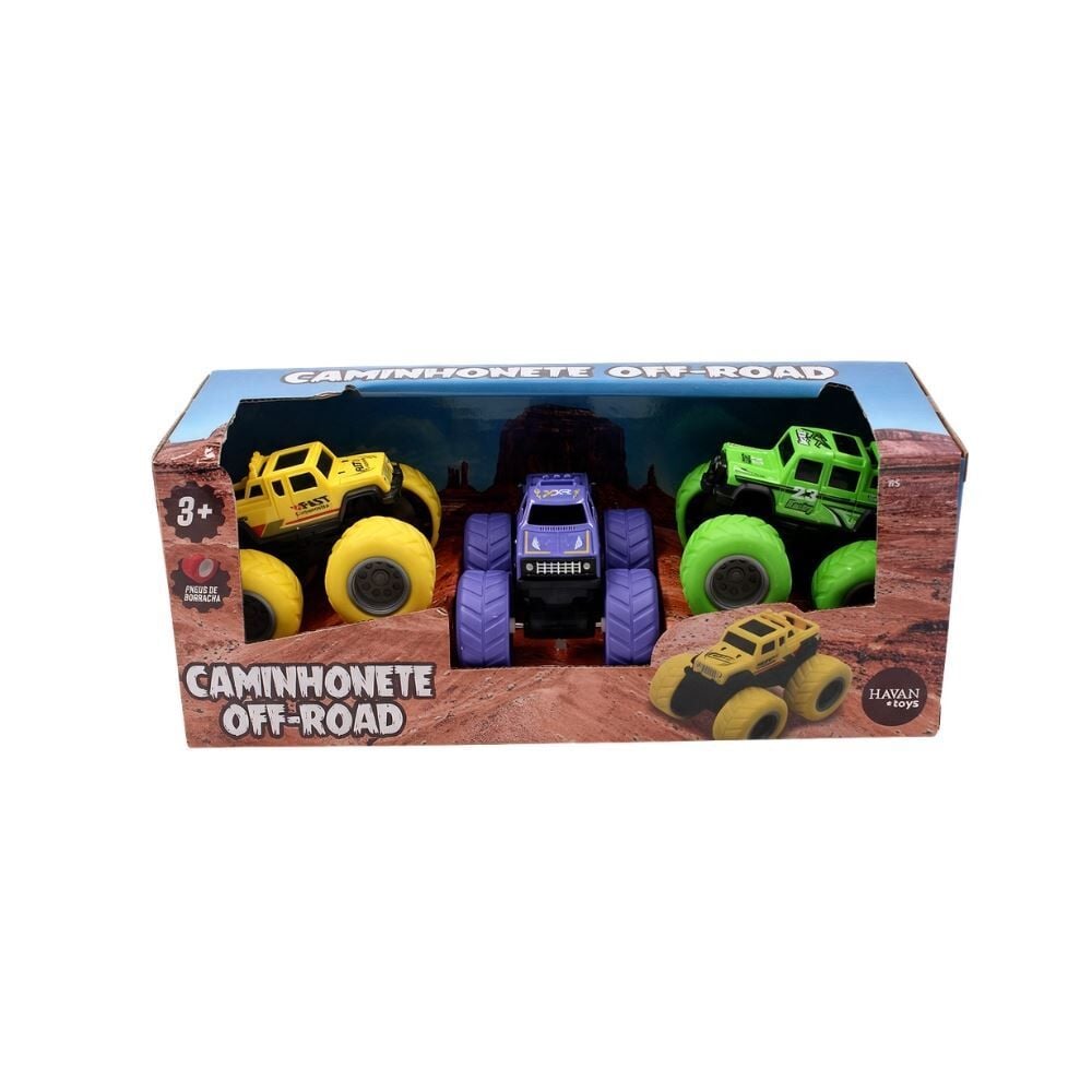 Conjunto Mini Caminhonete Fricção Havan Toys