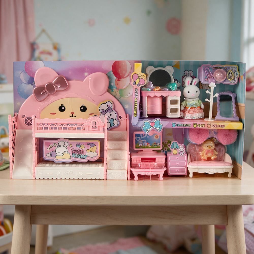 Conjunto Quarto Família Coelho Havan Toys - Sortido
