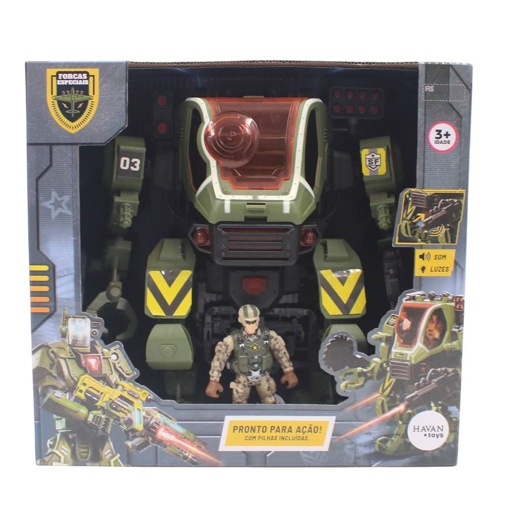 Conjunto Robô Militar Havan Toys - ST83592